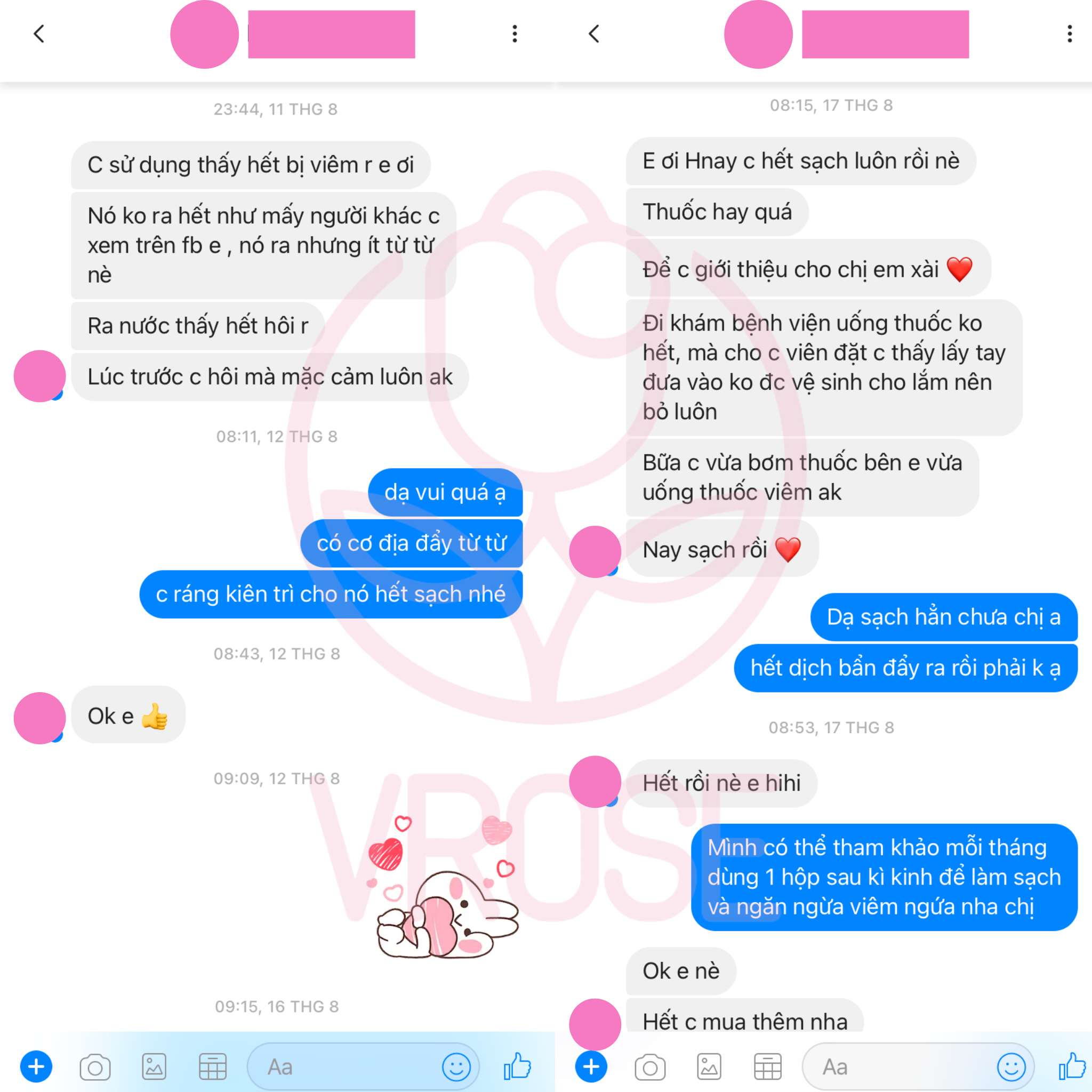 Feedback trị viêm phụ khoa